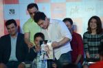 Anushka Sharma, Aamir Khan, Rajkumar Hirani, Vidhu Vinod Chopra at PK game launch in Reliance Digital, Mumbai on 12th Dec 2014